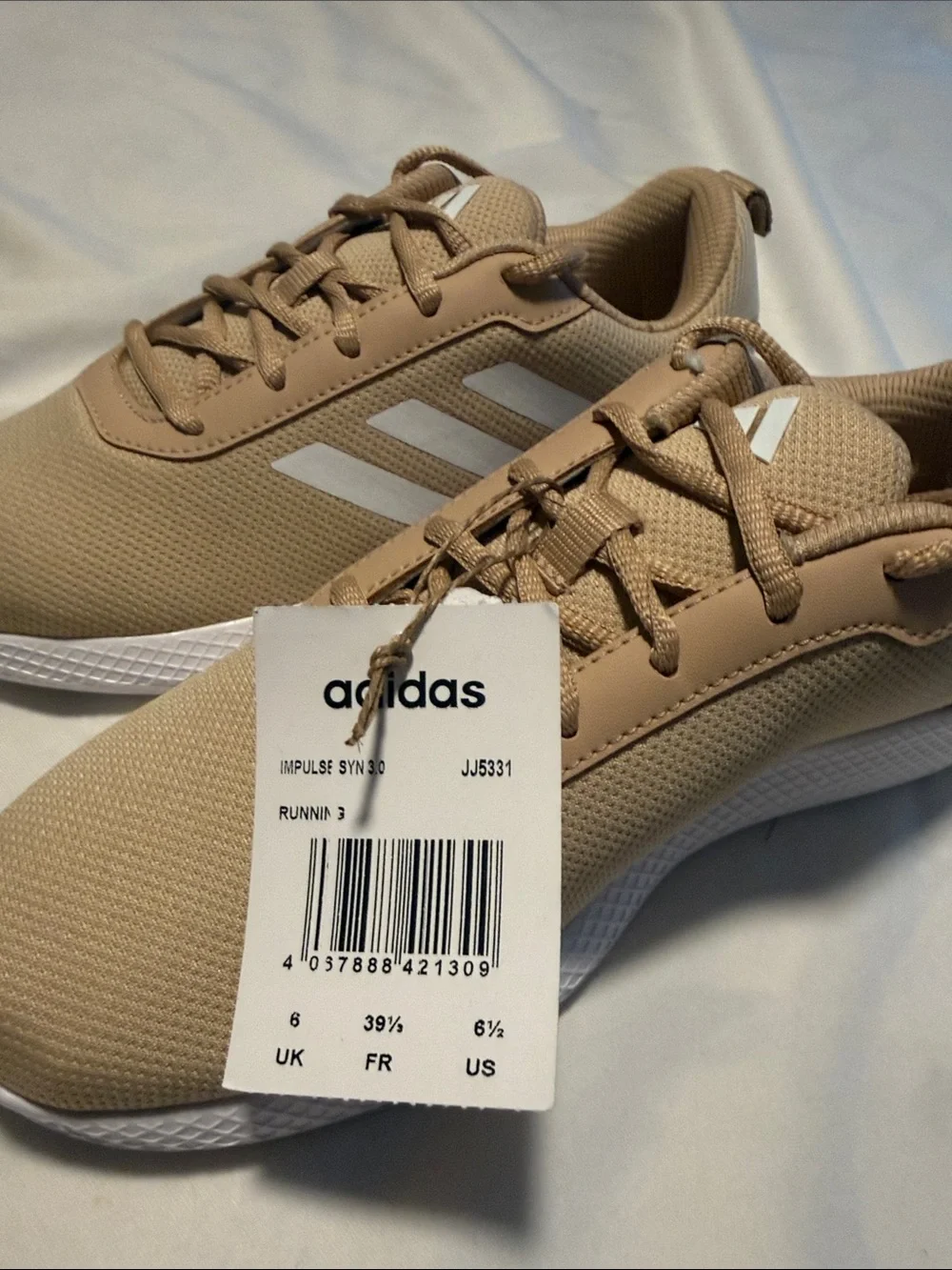 adidas Men’s Impulse SYN 3.0 Running Sneakers with White Stripes